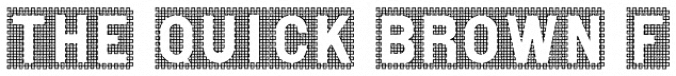 Wire Mesh JNL Font Preview