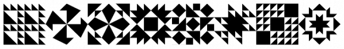 Quilt Patterns Three font download