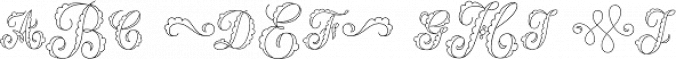 MFC Billow Monogram font download