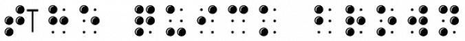Braille Alpha font download