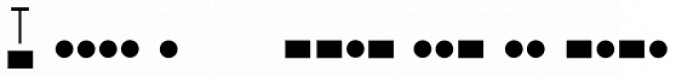 Morse Code Font Preview