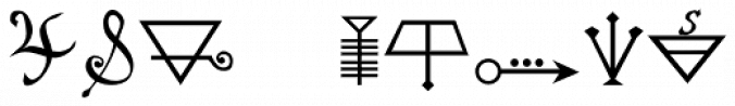 Alchemy Symbols font download
