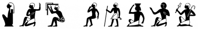 Egyptian Hieroglyphics - The Egyptologist Font Preview