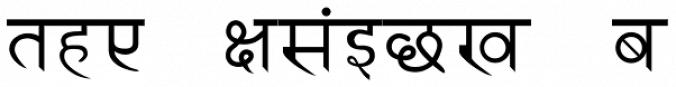 Sanskrit Writing Font Preview