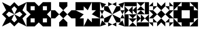 Quilt Patterns Four font download