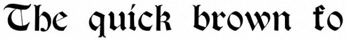 Psalter Gotisch Font Preview