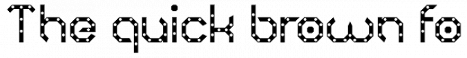 PolkaDot Wrench Font Preview