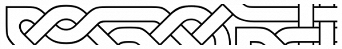 Celtic Knots Font Preview