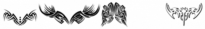 Tribal Tattoos III font download