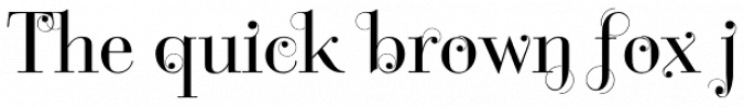 Bodoni Classic Swing Font Preview