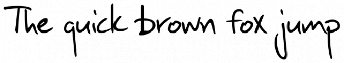 Jaro Handwriting Font Preview