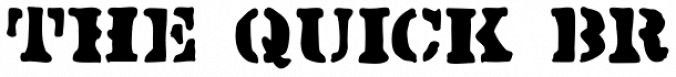 Sloppy Stencil JNL Font Preview