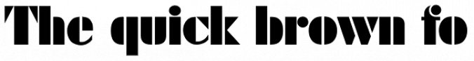 Deko Black Serial Font Preview
