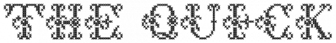 Cross Stitch Delicate font download