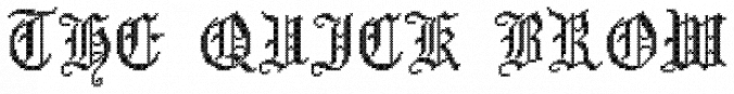 Cross Stitch Gothic font download