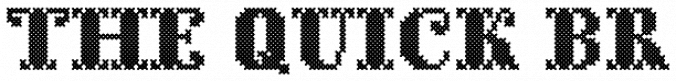 Cross Stitch Solid font download