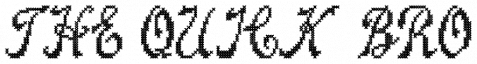 Cross Stitch Splendid font download