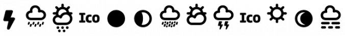 Ico Weather font download