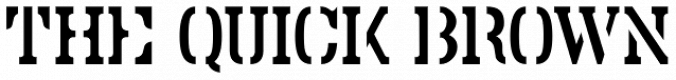 Stencil Press JNL Font Preview