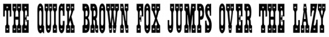 Texarkana JNL Font Preview