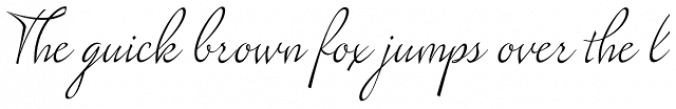 Lush Script Font Preview