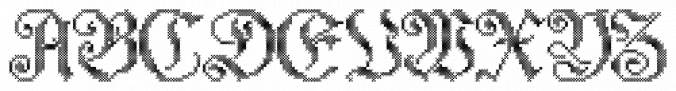 Cross Stitch Elaborate font download
