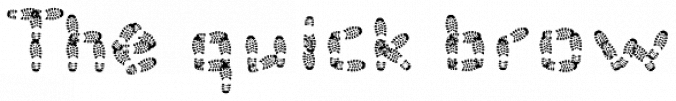 Foot Print font download