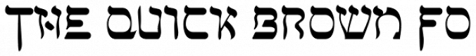 Faux Hebrew Font Preview