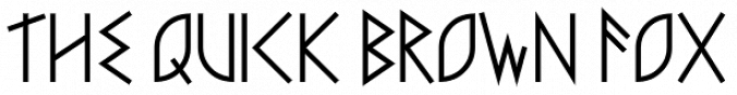 Faux Runic Font Preview