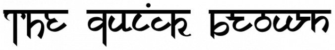 Faux Sanskrit Font Preview