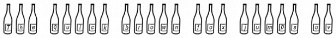 Ghab Bottle font download