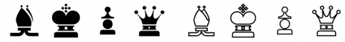 PIXymbols Chess Font Preview