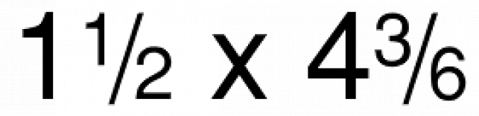 PIXymbols Fractions font download