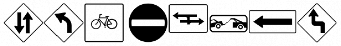 PIXymbols Highway Signs font download