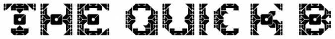 Dazzle Ships Font Preview