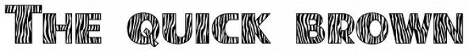 JWX Zebra Font Preview