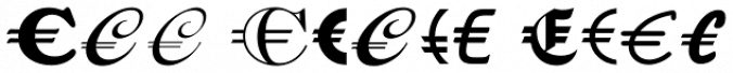 EF Euro Deco Font Preview