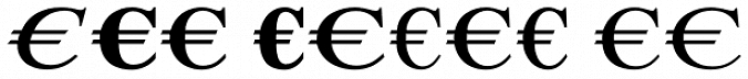 EF Euro Serif Font Preview