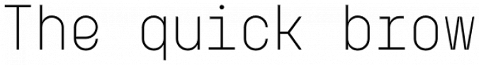 Technik Mono Font Preview