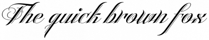 Heraldica Script Font Preview