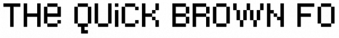 Bitblox Font Preview