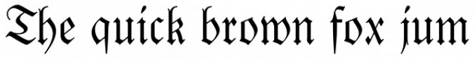 Fraktur Font Preview