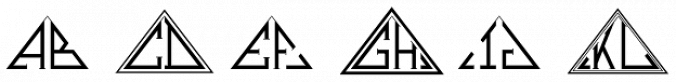 MFC Triangulus Monogram font download