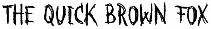 XXII Grober Bleistift Font Preview