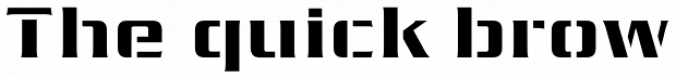 Serpentine Stencil EF Font Preview