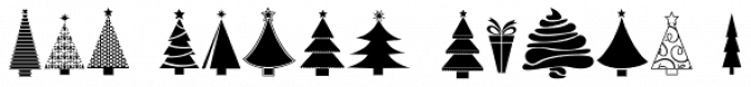 KG Christmas Trees font download