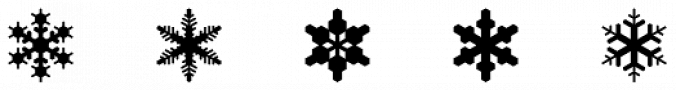 Snowflake Assortment font download
