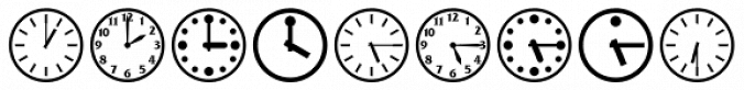 TimeClocks font download