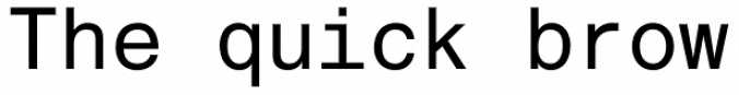 Helvetica Monospaced Font Preview