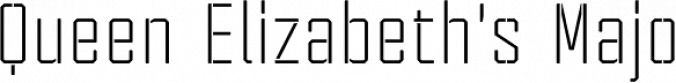 Tecnica Stencil Font Preview